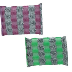 HP Drátěnka QUIDO s houbou sada 2 ks12,5x9x4 cm; plast, kov