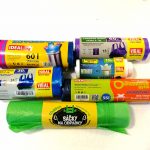 Sáčky do odpadkových košů zavazovací a zatahovací