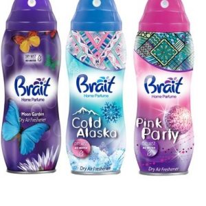 Osvěžovač vzduchu BRAIT (suchý) 300 ml MIX