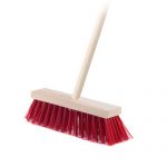 Koště silniční červené