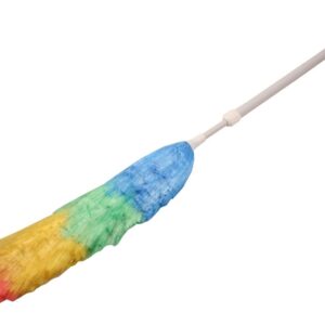 Oprašovač antistatický duhový teleskopický 123x6cm plast