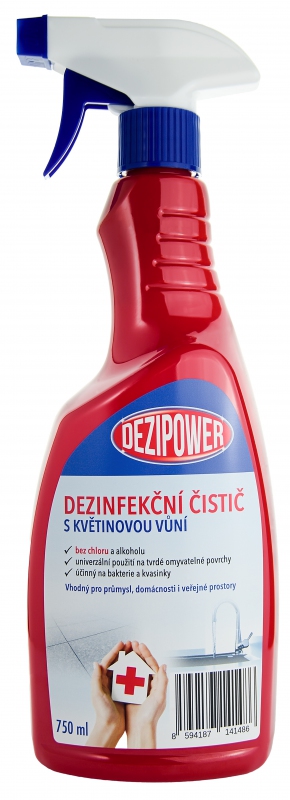 DEZIPOWER dezinfekční přípravek bez chlóru s květinovou vůní