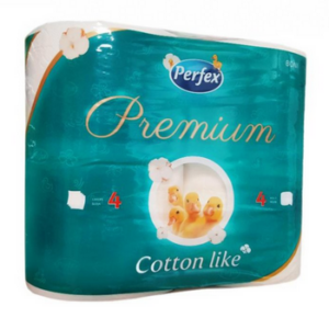 Toaletní papír PERFEX Premium cotton 4 vrstvý