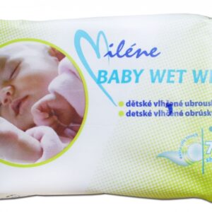 Dětské vlhčené toaletní ubrousky Miléne 72ks