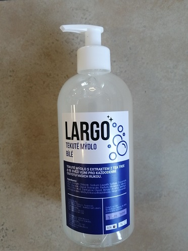 Largo tek.mýdlo s ektraktem z Tea Tree 500ml