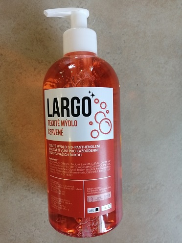 Largo tek.mýdlo s D-panthenolem 500ml