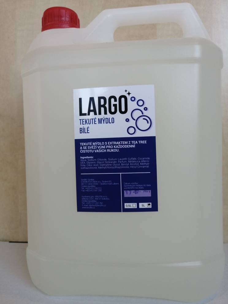 Largo tek.mýdlo s extraktem z Tea Tree 5l