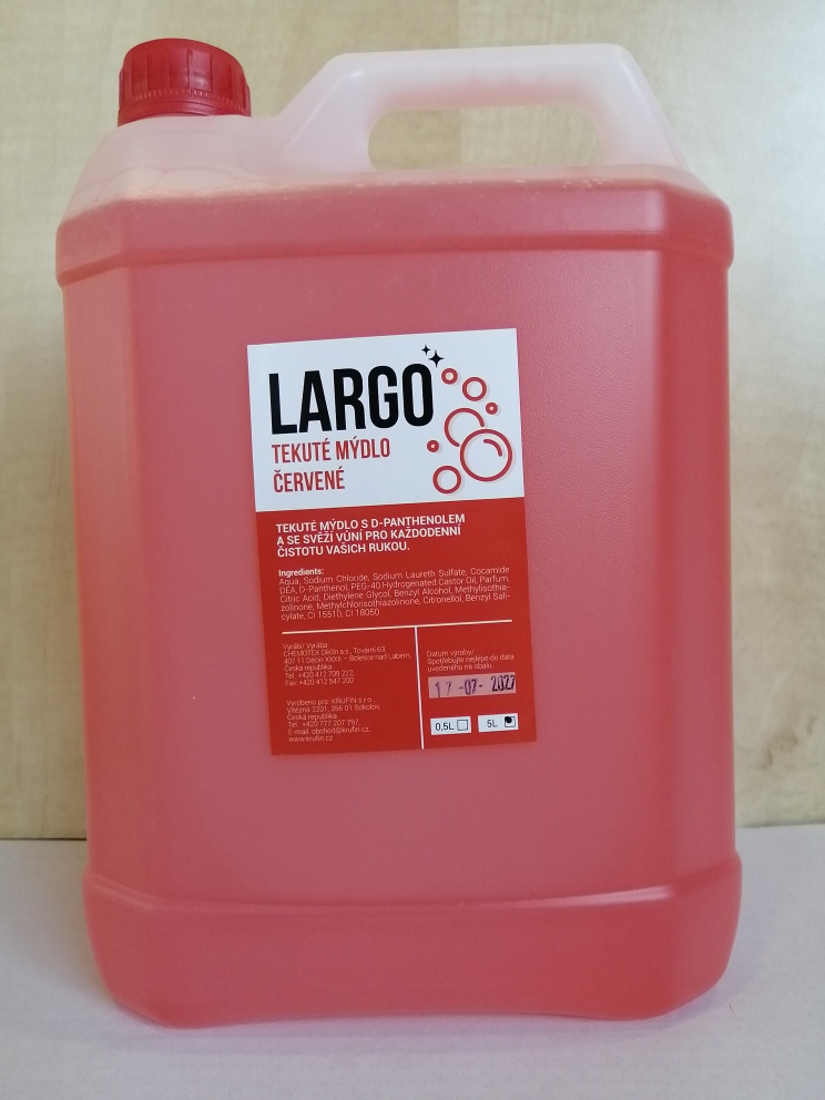 Largo tek.mýdlo s D-panthenolem 5l