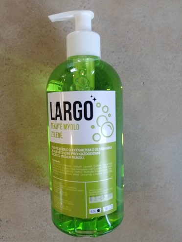 Largo tek.mýdlo s ektraktem z olivovníku 500ml