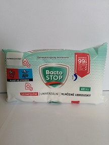 Vlhčené ubrousky dezinfekční univerzální  BACTOSTOP  60ks