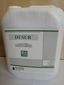 DESUR  dezinfekce ploch a předmětů  5l