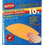 Utěrka BETTY houbová 10ks
