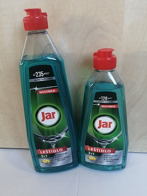 Jar leštidla do myčky 710ml, 360ml 3v1