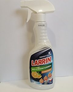 LARRIN rez a vodní kámen rozprašovač 500 ml pomeranč
