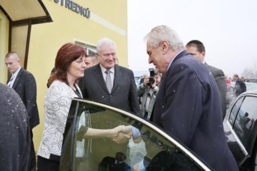 Návštěva prezidenta Miloše Zemana